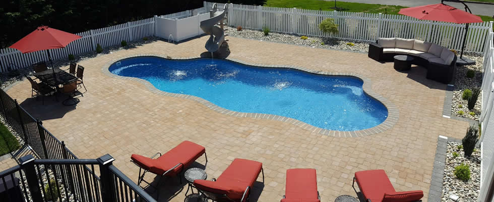 Ordinis Best Fibergl Pools Inground Swim Spas Above Choice Of Filtration Systems And Stamped Concrete Or Pavers